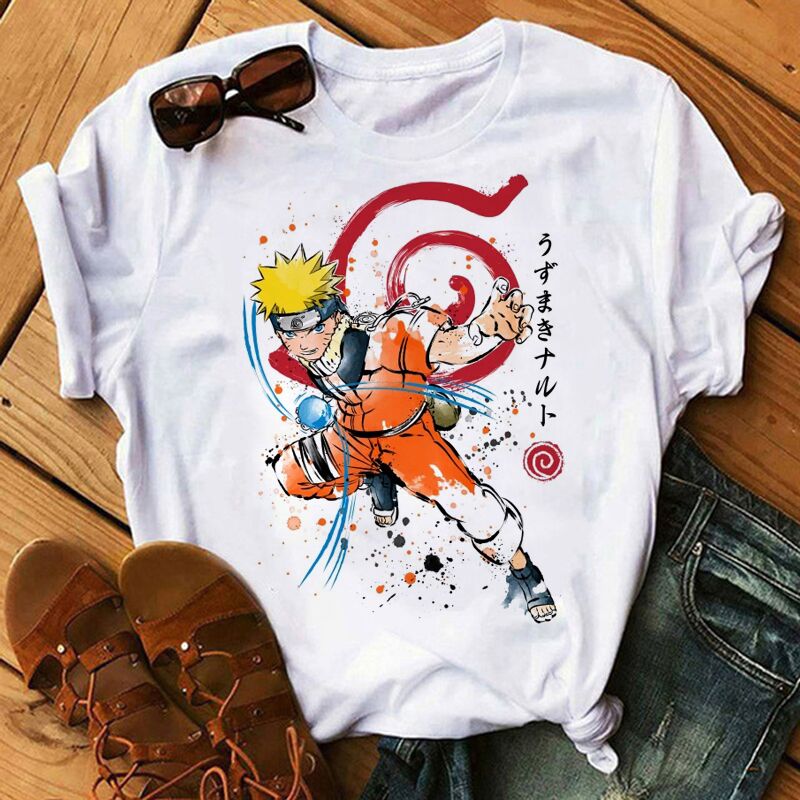 Naruto T Shirt Mädchen Naruto Mode Angriff