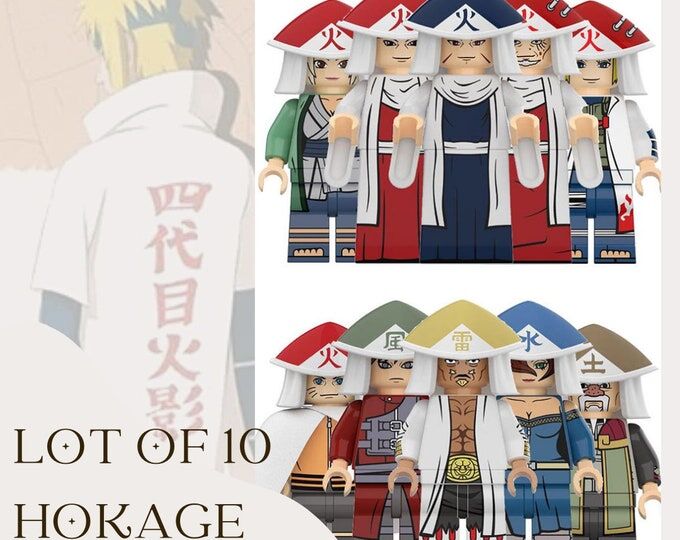 Naruto LEGO - 10er-Set Hokage-Figuren – Bild 2