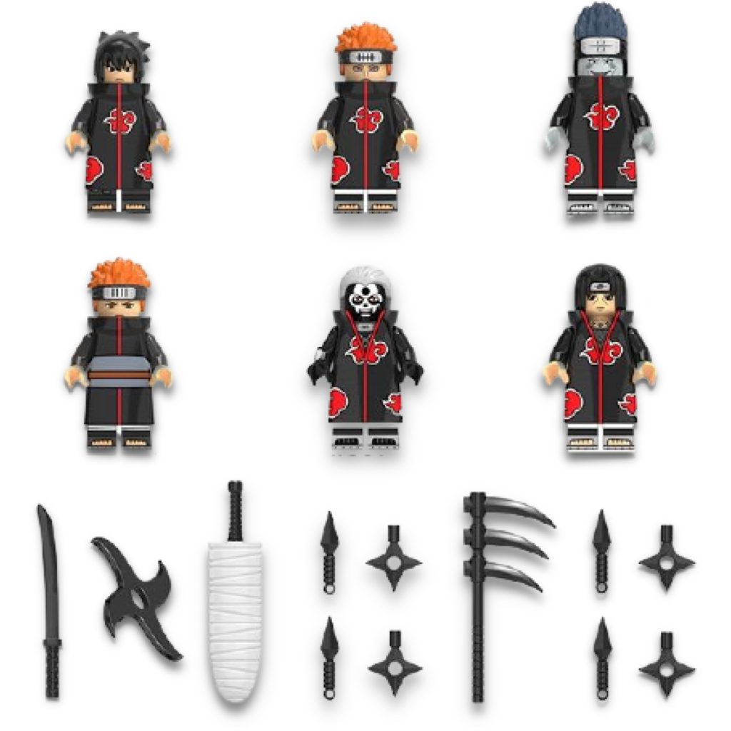 Naruto LEGO - Figuren LEGO Akatsuki Pack – Bild 2