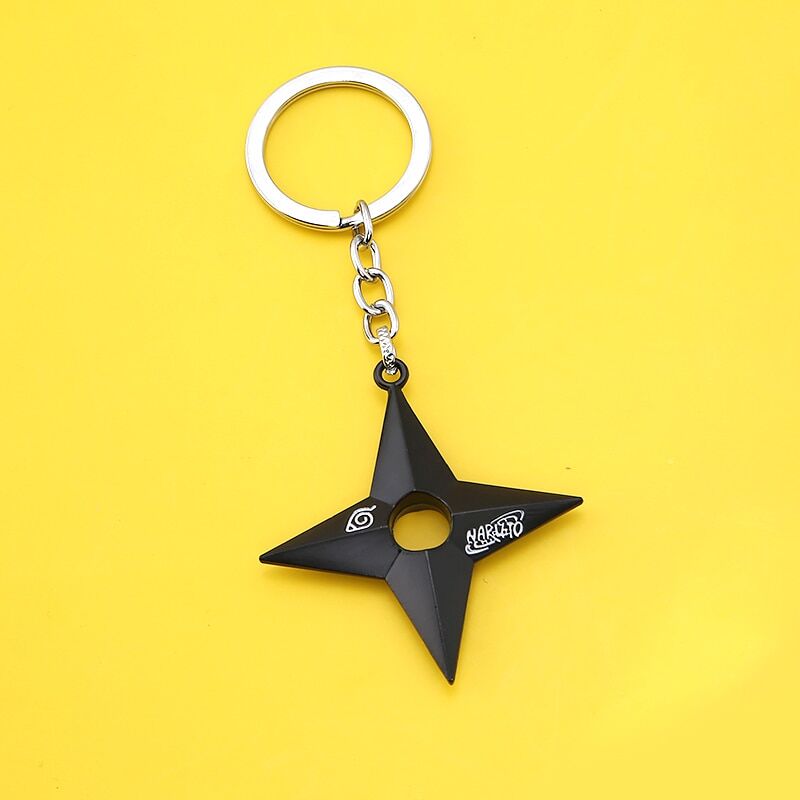 Konoha Black Shuriken Schlüsselkette