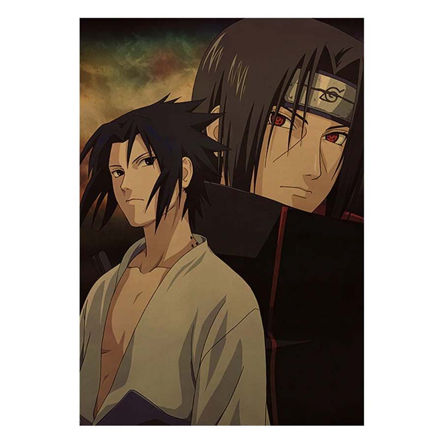 Naruto Dekorationen: Poster Sasuke Itachi